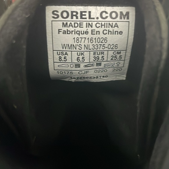 Sorel Joan of Artic Waterproof Wedge lace up bootie 8.5 - Picture 3 of 6